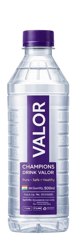 Aquavalor 500ml water bottle